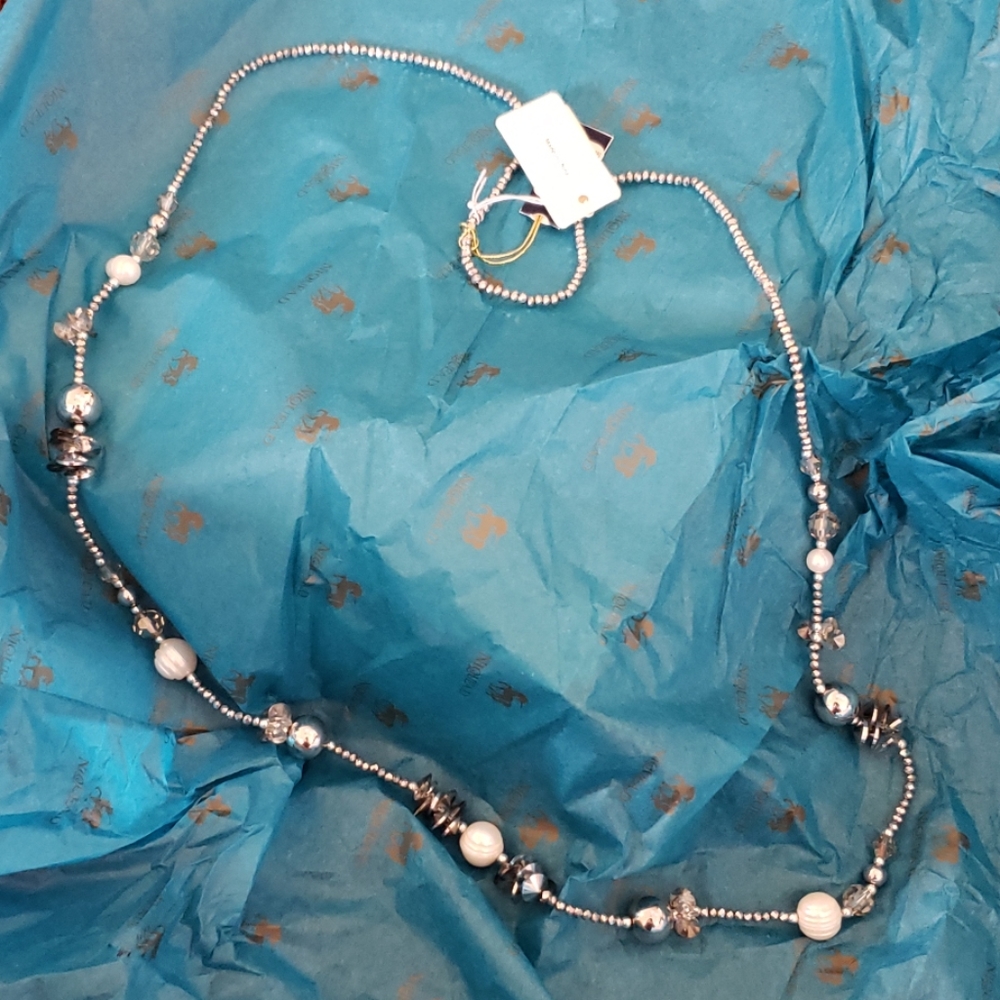 SAACHI silver statement necklace - Picture 2 of 3